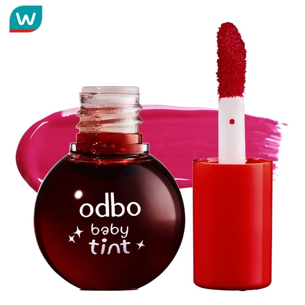 Odbo โอดีบีโอ เบบี้ ทินท์ ลิป 2มล. 01 เรด
