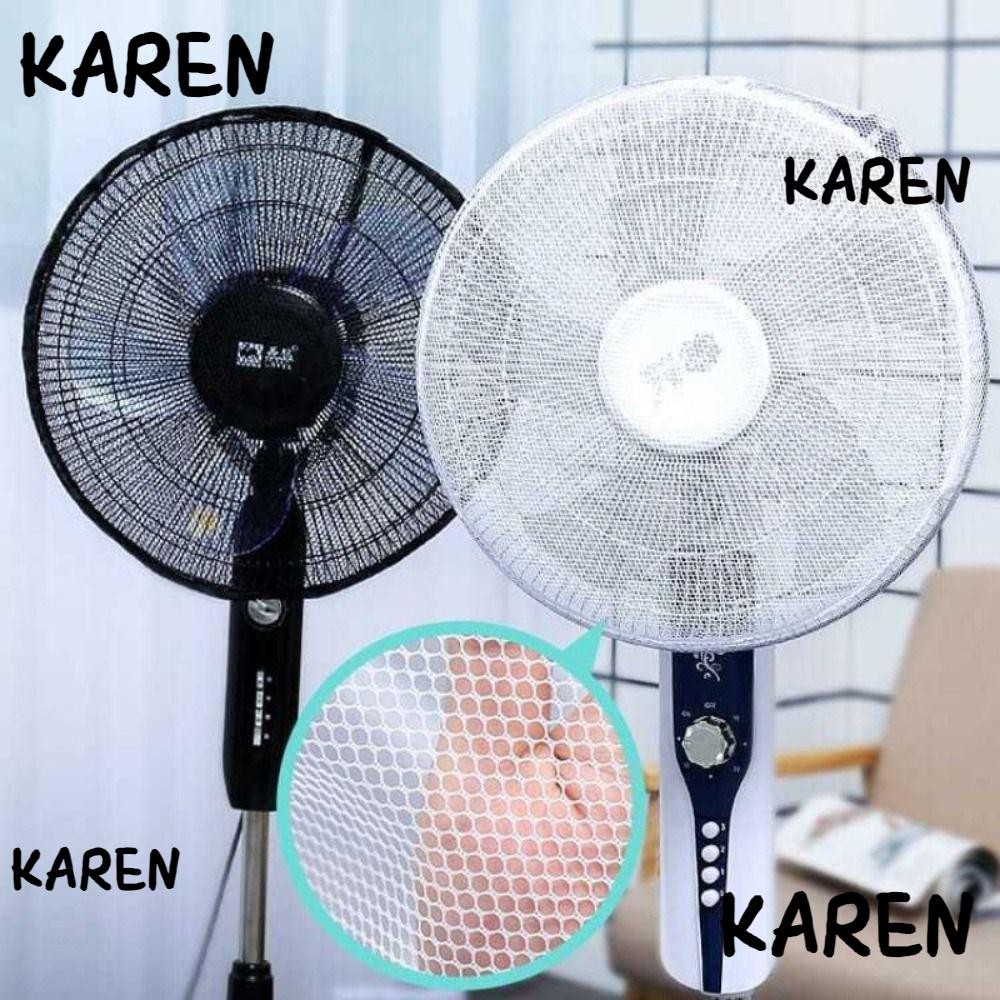 ผ้าคลุมพัดลมไฟฟ้า KAREN, เด็กทารกป้องกันหยิกไฟฟ้ารอบพัดลมฝาครอบป้องกัน,ทนทานเด็กยามนิ้ว16/18นิ้วฝาครอบพัดลมตาข่ายสากล