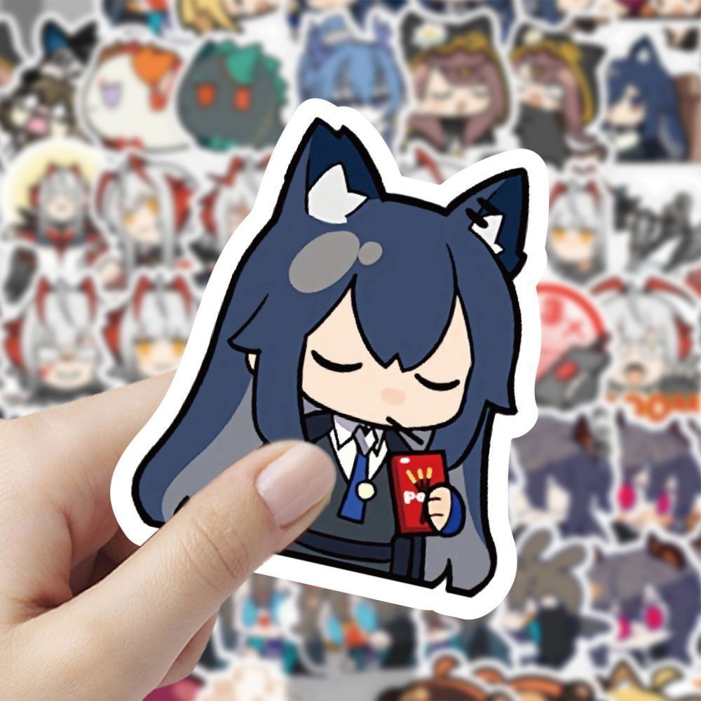 120 ชิ้น!! Arknights Amiya Pepe โทรศัพท์มือถือตกแต่งสติกเกอร์ diy กันน้ํา
