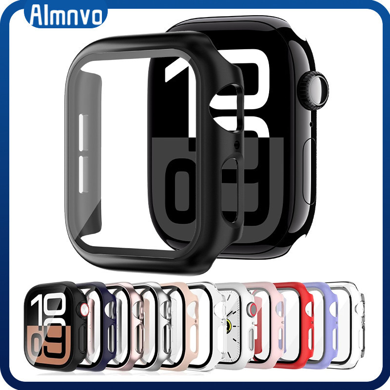 พีซีเคสสำหรับ for Apple Watch Ultra 3 2 SE 3 2 49 มม. 46 40 41 44 45 38 42 มม.  Series 11 10 9 8 7 6