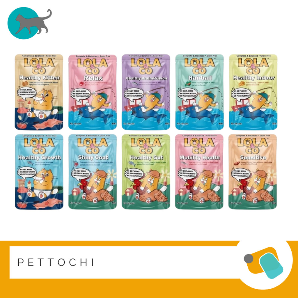 Lola & Co อาหารเปียกแมว 12 ซอง