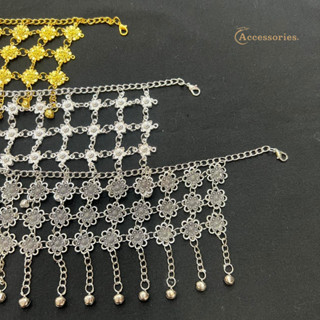 Accessories เข็มขัดตุ้งติ้ง สอง_สามชั้น สวยๆ สีรมดำ ทอง เงิน…