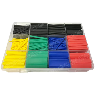 [ 1 กล่อง ] SET-HS-530 ท่อหดความร้อน หุ้มสายไฟ หลายขนาด 530 ชิ้น ยาว 45 มม อหดความร้อน หุ้มสายไฟ หลายขนาด ท่อหด 530 ช...