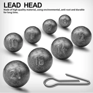 CISEA F53 3-21g lead weight กัดตะกั่ว ประเภทตกปลา ปากกาตะกั่ว การจัดเรียงแบบวงกลม ตะกั่ว 1PCS