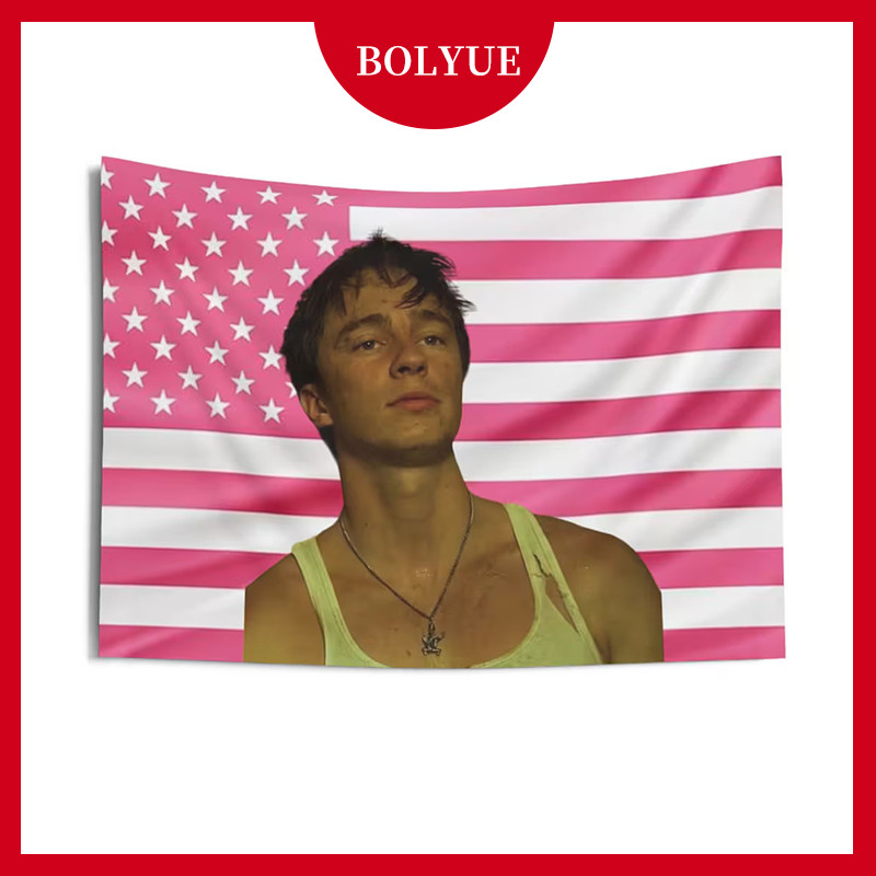 Drew starkey แบนเนอร์ Pink American FLAG USA FLAG background