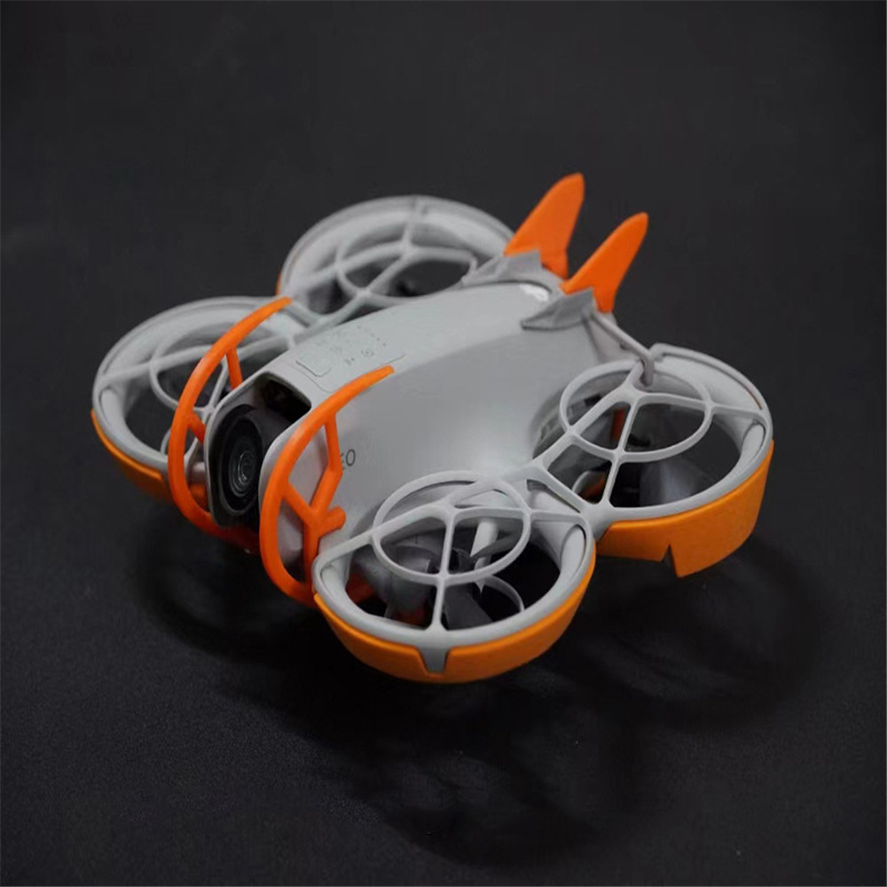 4 ชิ้น/เซ็ตสําหรับ DJI Neo Anti-collision Guard Protector + แผ่นเท้า,Protector ฟิล์มโฟม,Gimbal Guard Crash Cover,Mini Flight Tail Crash สติกเกอร์ Aerodynamic ชุดป้องกัน