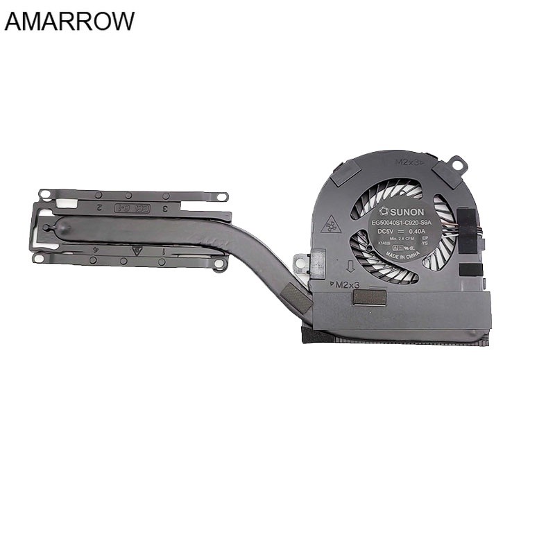 แล็ปท็อป CPU Cooler พัดลมสําหรับ DELL Latitude 7280 7290 7380 7390 0KM50T ฮีทซิงค์ Cooling หม้อน้ําทองเหลือง