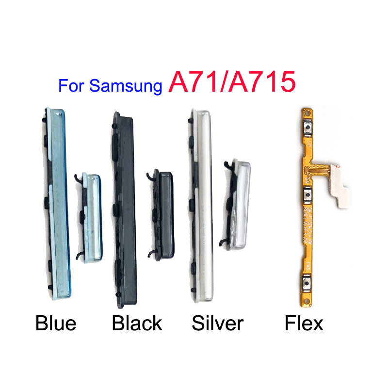 ปุ่มเปิดปิด Flex Out ด้านข้าง Volume Up Down Key Flex สําหรับ Samsung Galaxy A71 A715