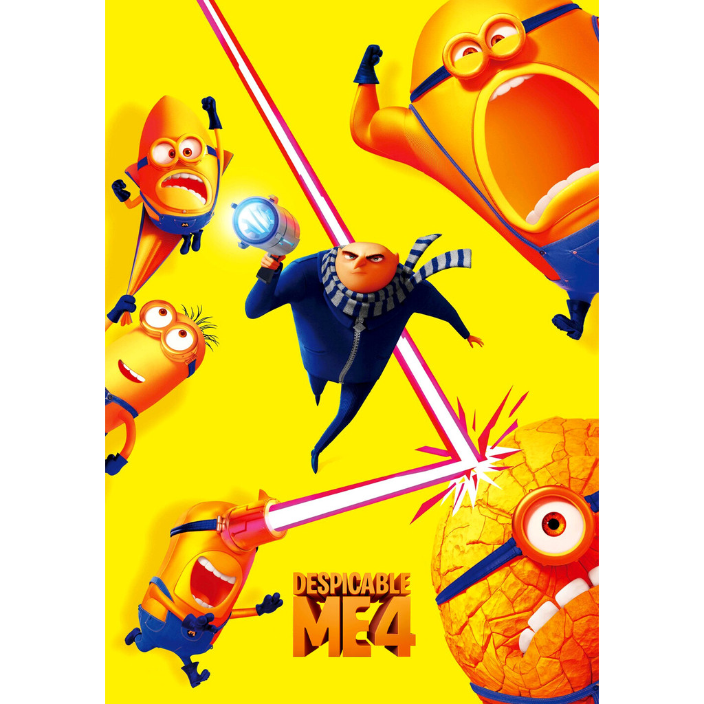 Despicable Me 4 มิสเตอร์แสบ ร้ายเกินพิกัด 4 (2024) DVD หนังการ์ตูน มาสเตอร์ พากย์ไทย