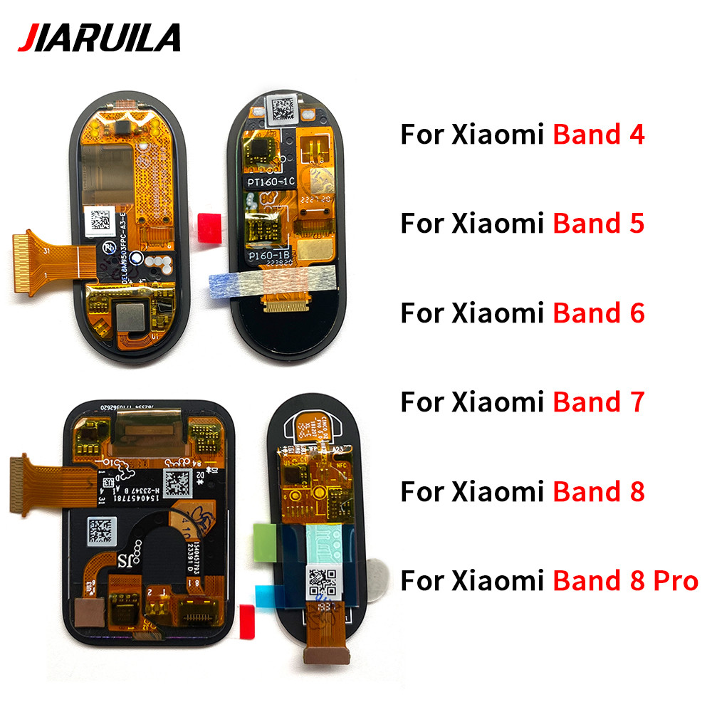 จอแสดงผล LCD Touch Screen Digitizer Assembly สําหรับ Xiaomi Mi Band 4 5 6 7 8 9