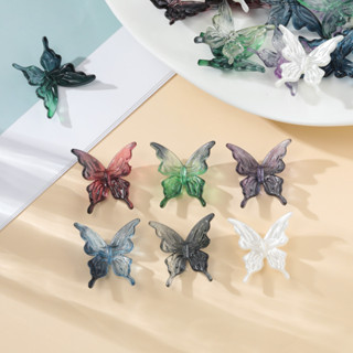 St. kunkka 10 ชิ้นลูกปัดผีเสื้ออะคริลิคจี้ผีเสื้อไล่โทนสีสอง…