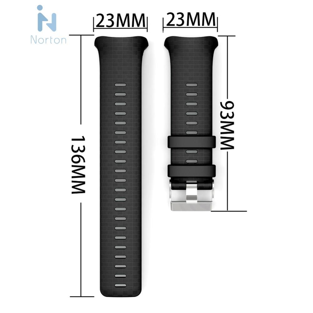 สายซิลิโคน Smart Watch Band Strap ปรับสบายสําหรับ Polar Vantage V [Norton.th]