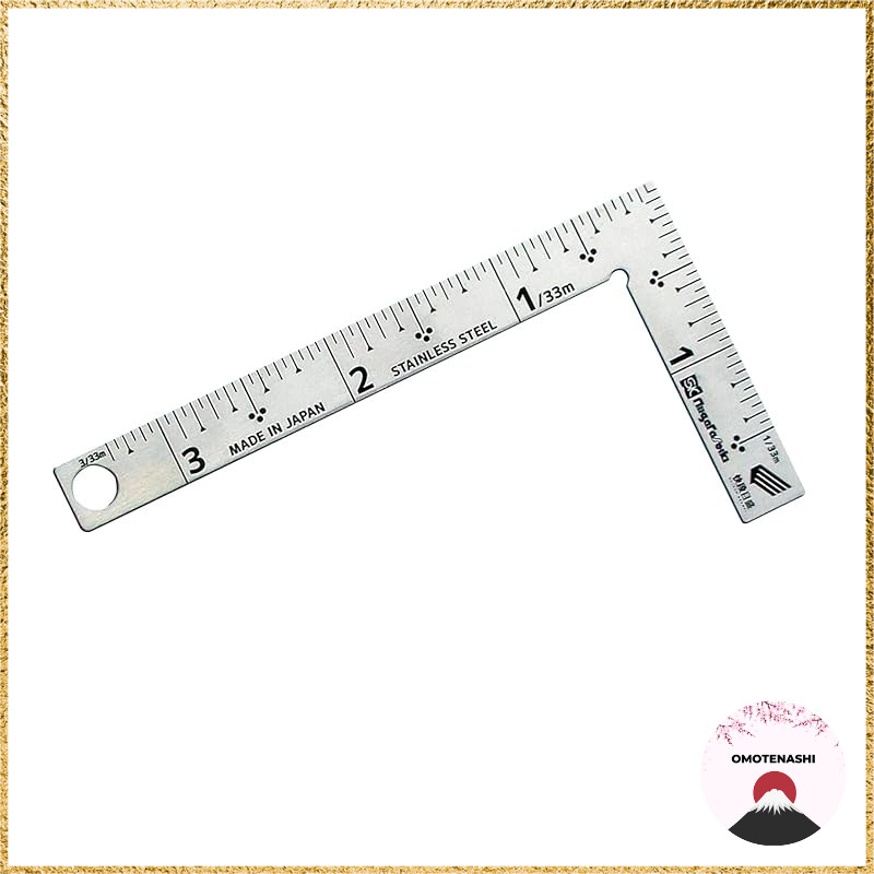 Niigata Seiki SK Japan Made Carpenter Mini Ruler