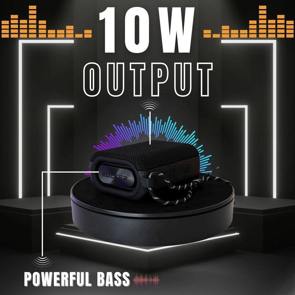 ใหม่ ลำโพงบลูทูธ Speakers Bluetooth Wireless KOLEER S31 V5.0 กันน้ำ 10W FM/AUX/USB/TF พกพาสะดวก