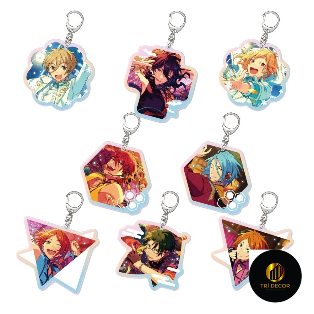 พวงกุญแจ Standee Ensemble Stars!!Eichi Tenshouin Star ใหม่เอี่ยม! ของตกแต่งโต๊ะเรียนและโต๊ะทํางาน