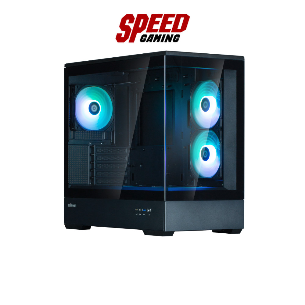ZALMAN P30 V2 (ZALMAN-P30-BLACK-V2) BLACK ATX MINI TOWER CASE (เคส) | By Speed Gaming