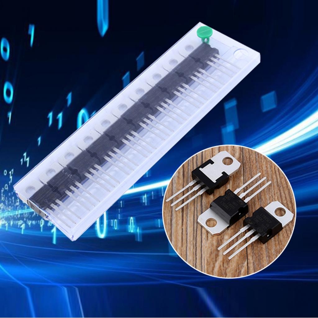 ขายส่ง 10 ชิ้น/ล็อต L7805 LM7805 7805 แรงดันไฟฟ้า + 5V 1.5A ใหม่ร้อน