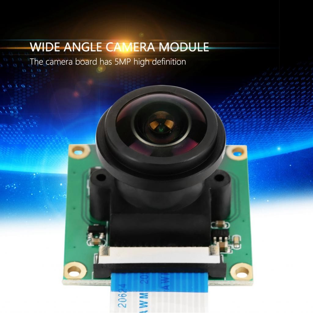 5MP OV5647 โมดูลกล้องความละเอียดสูง 175 ° มินิวิดีโอมุมกว้าง
