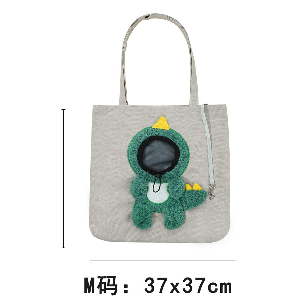 กระเป๋าออกนอกบ้านสำหรับสัตว์เลี้ยงกระเป๋าสุนัขกระเป๋าแมวกระเป๋าสะพายข้างกระเป๋าสะพายไหล่สำหรับสุนัขขนาดเล็ก - รูปที่ 7