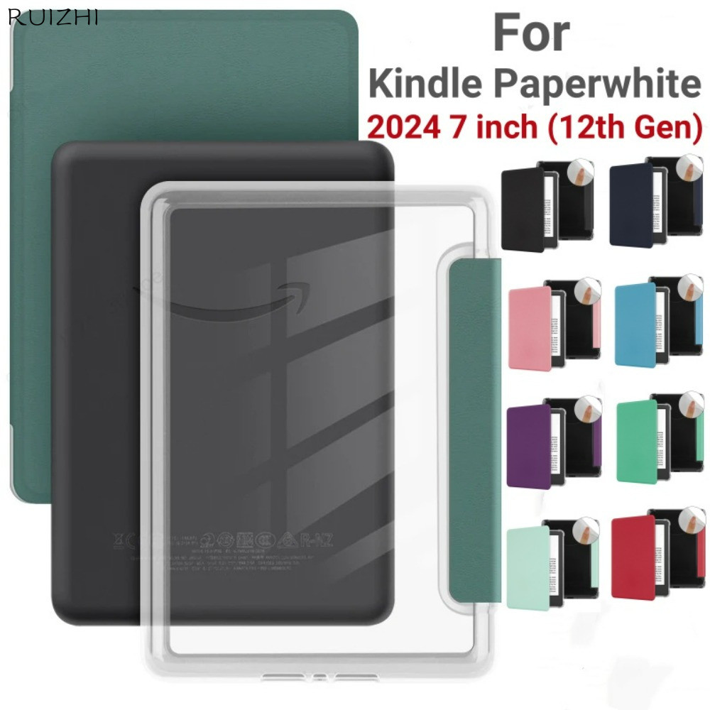 ใหม่สําหรับ Kindle Paperwhite 12th Generation กรณี 2024 กระเป๋า Funda สําหรับ Kindle Paperwhite 2024