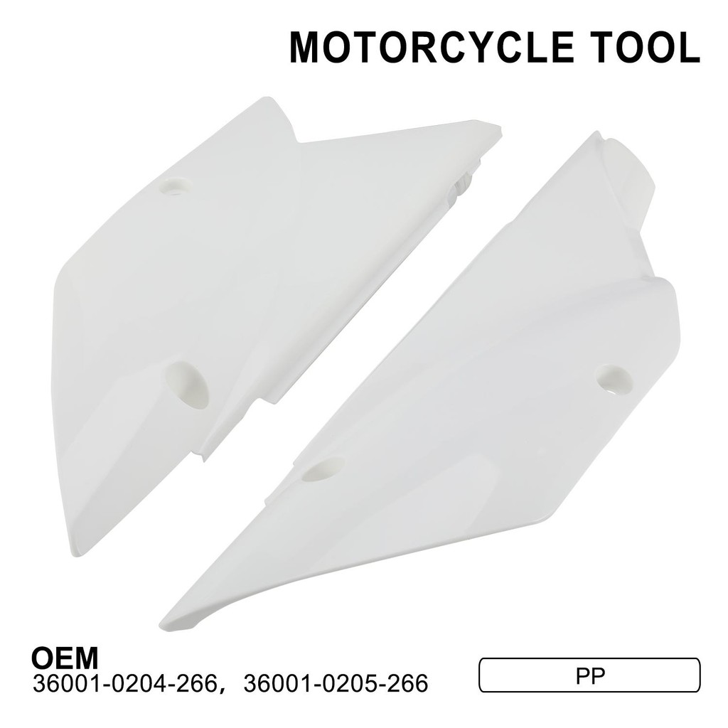 JFG RACING Motorcycle Rear Side Cover For Kawasaki KLX110 KLX110L