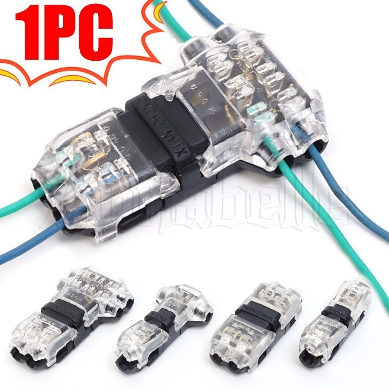 [3-5 วันมาถึง] ขั้วต่อสายไฟแรงดันต่ํา - ขั้วต่อ Splice ลวดบัดกรี - สายไฟ 2Pin - สําหรับ 24-18AWG Cabe - ตัวเชื่อมต่อรถยนต์ LED - ขั้วต่อสายไฟประเภท H/T - เทอร์มินัลจีบสายไฟ