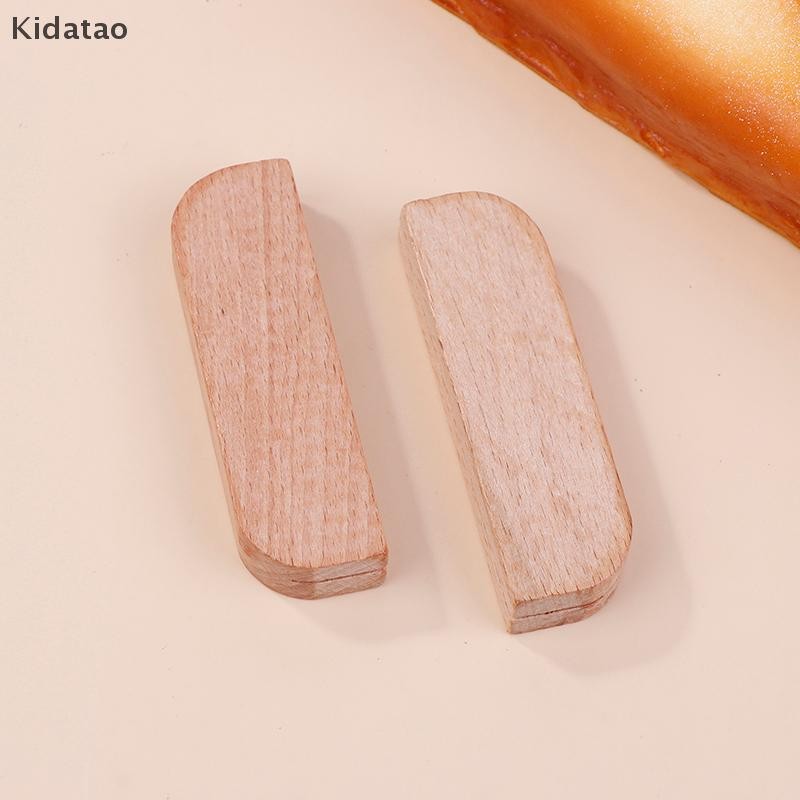 Kidatao กระทะไม้เนื้อแข็งฉนวนจับทนความร้อน 2 ชิ้นแบบพกพาบาร์บีคิวจานจับสําหรับเครื่องครัวซอสกระทะเผากระทะย่างใหม่