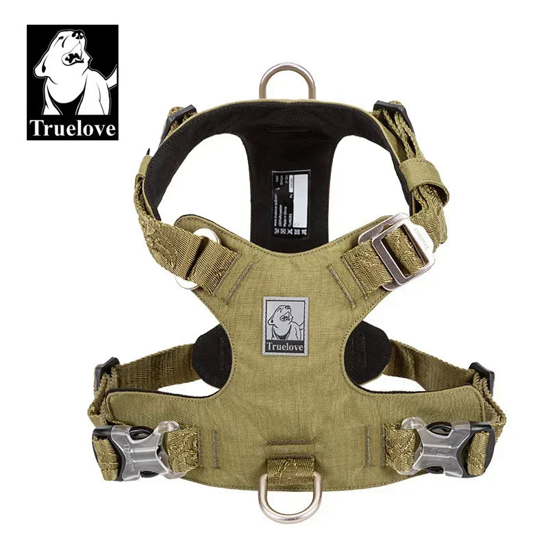 Truelove Dog Light Weight Harness Adjustable Outdoor Pet Medium Small Large Adjustable Outdoor Tacti