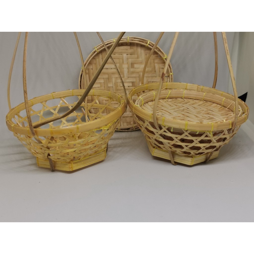 Set หาบจิ๋ว หาบเปล่า หาบไม้ไผ่ #ของจิ๋ว #Dollhouse - รูปที่ 5