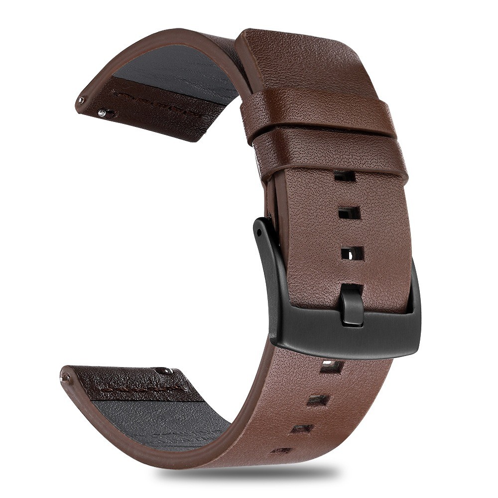 Quick Release สายหนังแท้ 20 22 18 24 มม. สายรัดข้อมือกีฬา Universal เปลี่ยนสายนาฬิกา