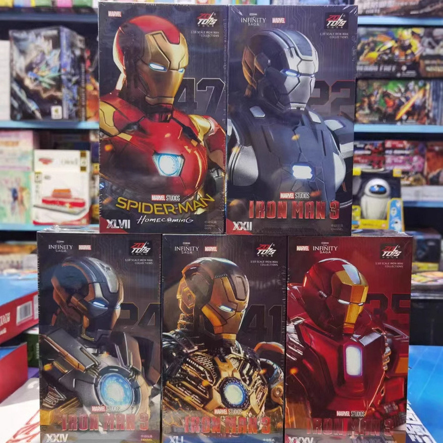 24H จัดส่งสินค้าใหม่ mk22mk41 Deadpool and Wolverine 3X Men สามารถย้าย Marvel Avengers Iron Man Spider-Man