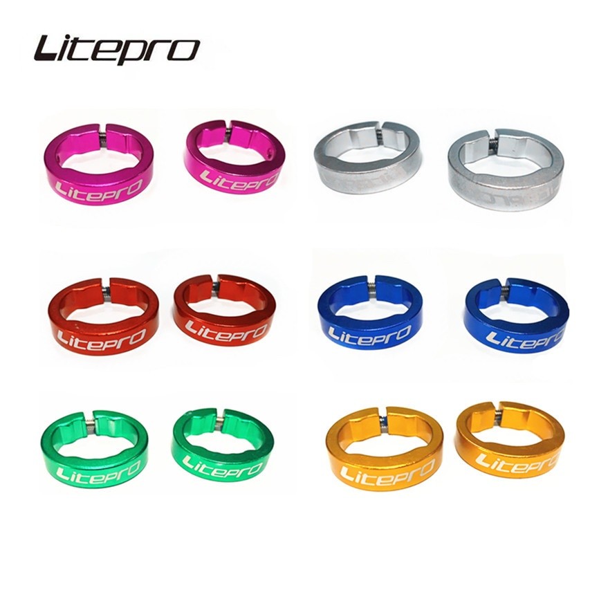 Litepro Shock ฟองน้ําล็อค Handlebar Grips แหวนเปลี่ยนแหวนล็อค 22.2 มม.Handlebar สําหรับจักรยานเสือภูเขา MTB