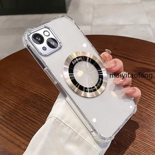 New สีcase สําหรับ iPhone 13 iPhone 13 Pro iPhone 13 Pro Max Sparkling สีชมพูสี่มุม Anti Drop เคสโทรศัพท์ความงามแม่เหล็กกันกระแทกซิลิโคน TPU Soft case