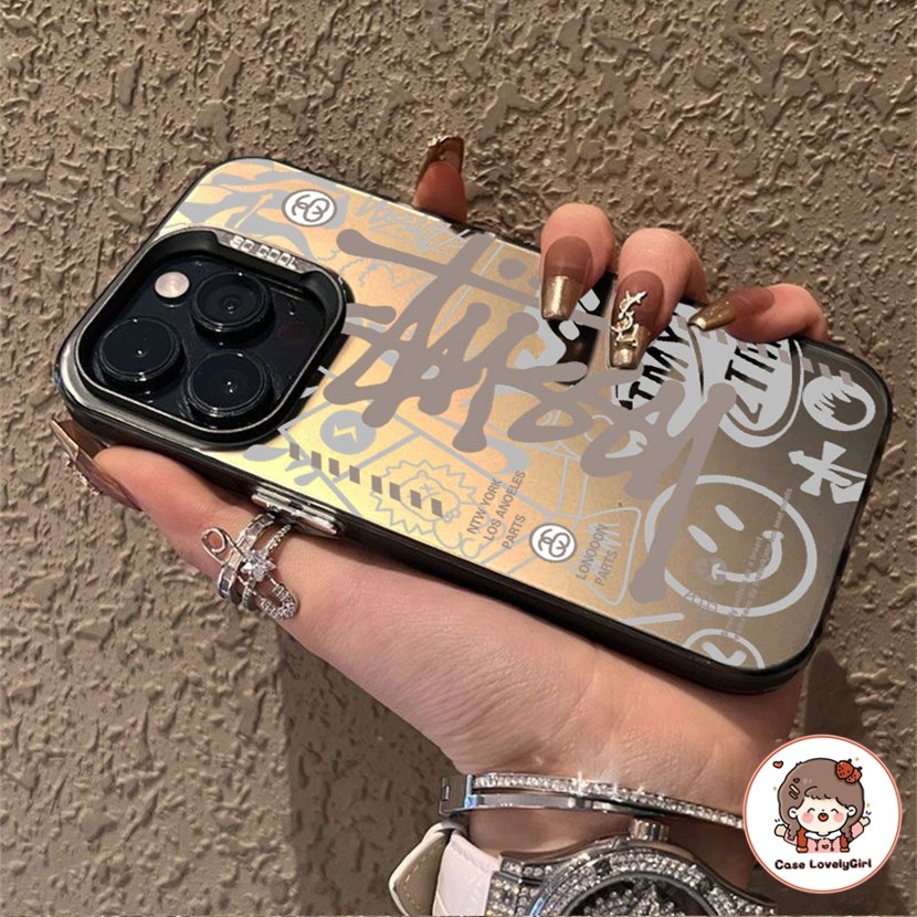 🔥ส่งจากไทย🔥Ins แบรนด์ยอดนิยมสุด ๆ เคส IPhone 16 11 15 14 13 Pro Max XR 12 Pro 7 8Plus SE X Xs Max Anti-fall Hard Case