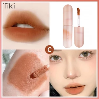 ลิปจิ๋ว ลิปสติก ลิปสติก แบบจุ่ม เนื้อแมตต์ กํามะหยี่ สีนู้ด ธรรมชาติ กันน้ำ ไม่หลุด สีสวย 6 เฉดสี