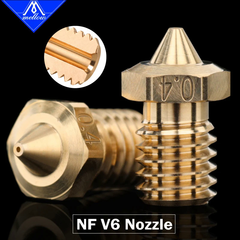Mellow 1Pcs High Quality Sharp NF V6 Nozzles Hotend For 3D Printer Nozzle Hotend DDG NF Sunrise Extr