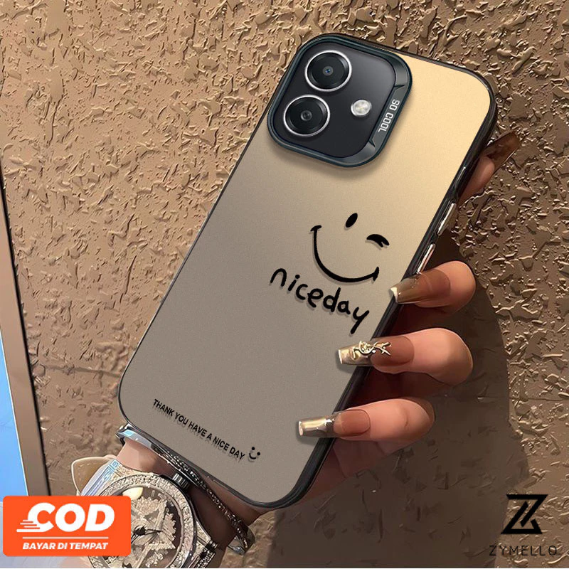 เคส OPPO A6X A6 A6 PRO A5i A5X A5 5G A3X A3 5G A3 Pro A5 PRO ins ภาษาอังกฤษหน้ายิ้มกันกระแทกเคสโทรศัพท์มือถือ TPU