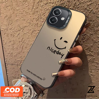 เคส OPPO A6X A6 A6 PRO A5i A5X A5 5G A3X A3 5G A3 Pro A5 PRO ins ภาษาอังกฤษหน้ายิ้มกันกระแทกเคสโทรศัพท์มือถือ TPU