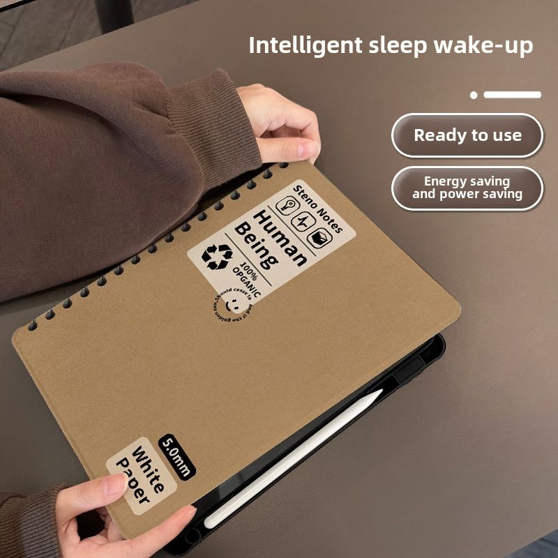 เคส ipad โน๊ตบุ๊คสร้างสรรค์อะคริลิคปรับได้ 360 องศา พร้อมที่วางปากกา เหมาะสําหรับ ipad air4 air5 air6 10.9