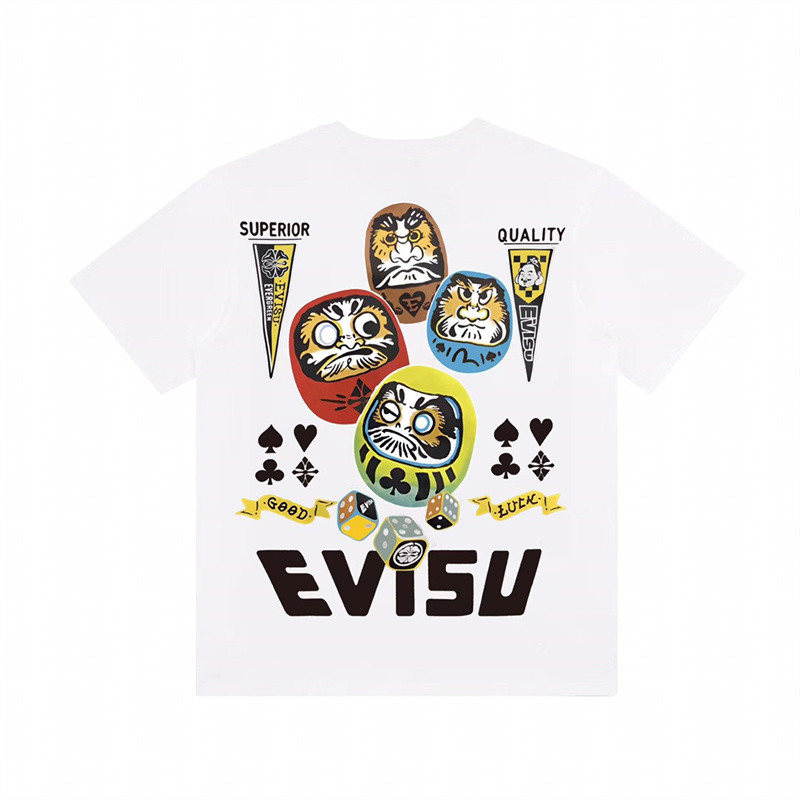 เสื้อยืดผ้าฝ้ายแฟชั่นขนาดใหญ่ผู้ชายและผู้หญิง Tumbler พิมพ์ด้านหลังฤดูร้อนหลวมเสื้อแขนสั้น