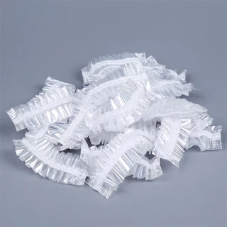 [พร้อมส่ง] 100 ชิ้น ถุงพลาสติกใช้แล้วทิ้ง กันสารเคมี กันน้ํา สําหรับทําสี/ย้อม/โกรก/สระผม ครอบหู