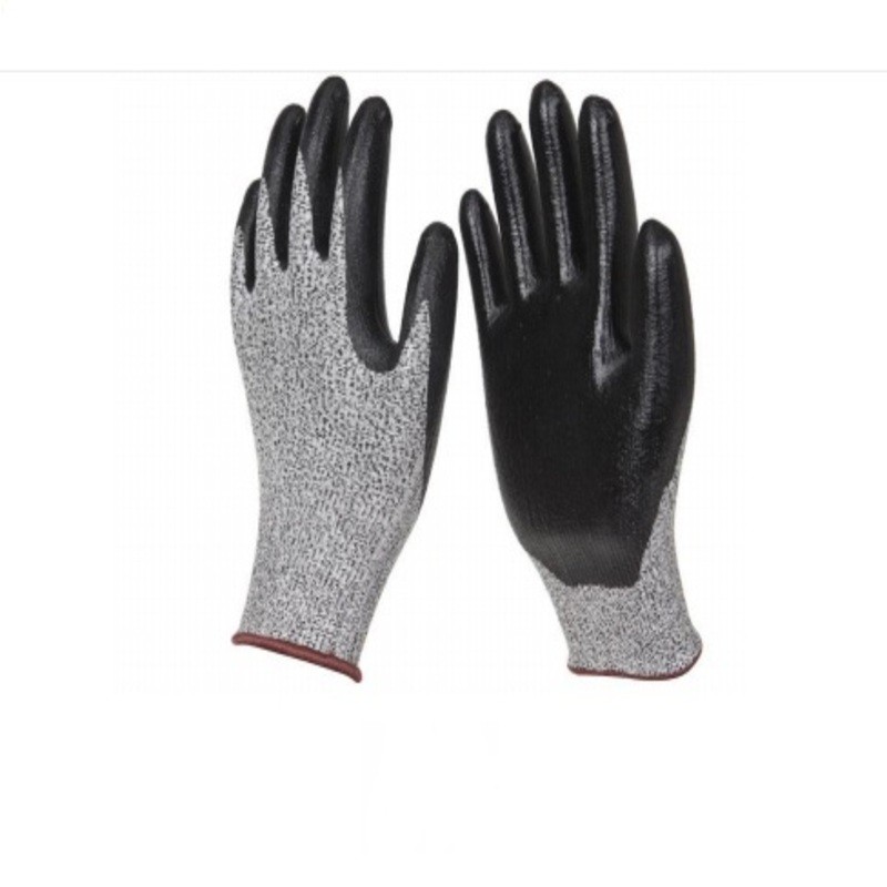 SYNOS ถุงมือกันบาด เคลือบ NBR ที่ฝ่ามือ รุ่น 21SNSMJ-763A เบอร์ 9