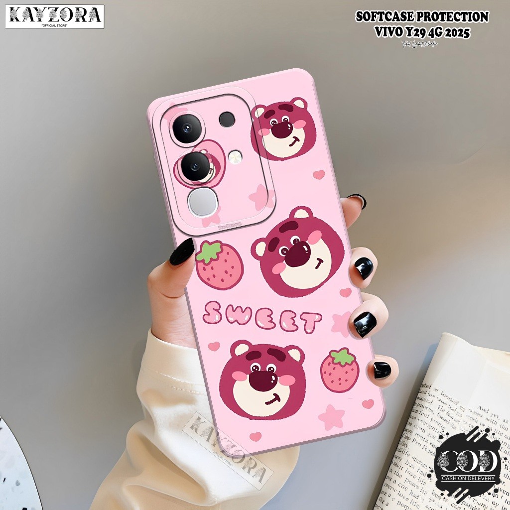 HP ล่าสุด VIVO Y29 4G 2025 Softcase - KAYZORA - เคสแฟชั่นการ์ตูน - เคส VIVO Y29 4G - ซิลิโคนกล้อง Pr
