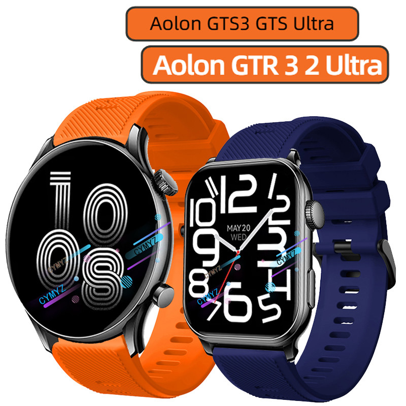 สาย Aolon GTS3 Aolon GTS / GTS Ultra สายซิลิโคน Aolon GTR 3 Ultra สายนาฬิกา สายรัดข้อมือกีฬา