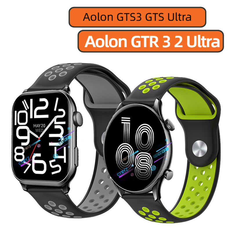 Aolon GTS3 Strap Aolon GTS / GTS Ultra Silicone Strap Aolon GTR 3 2 Ultra Strap สายรัดข้อมือกีฬา