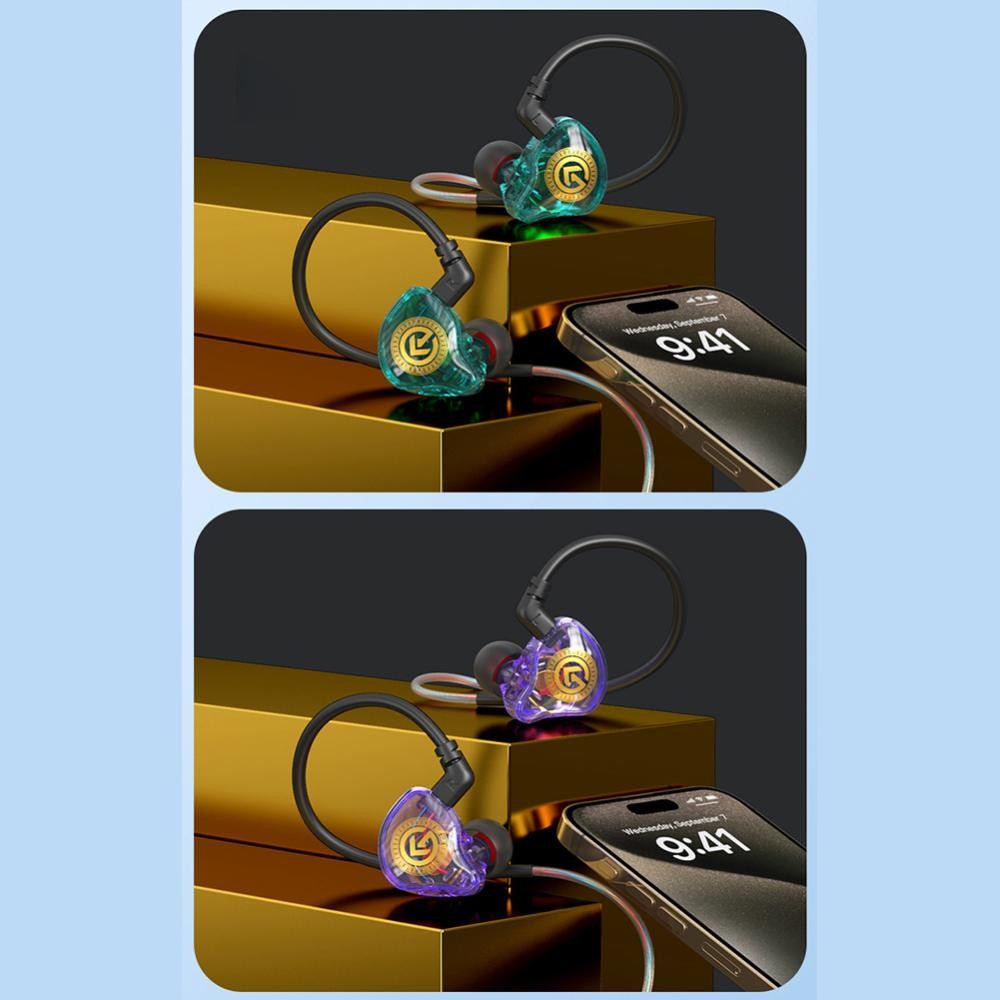 FFY หูฟังแบบมีสาย 3.5 มม.Type C ชิปดิจิตอลหูฟังชนิดใส่ในหูชุดหูฟังแบบมีสายพร้อมไมโครโฟน