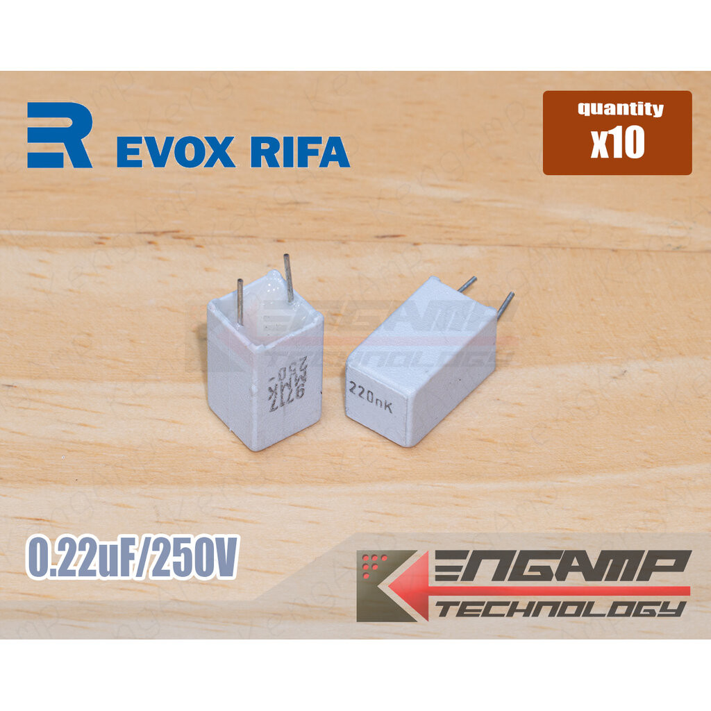 (10ตัว) [F-CAP] 0.22uF/250V 220nK250V EVOX MMK5 7.2x7.2 H13mm P=5mm