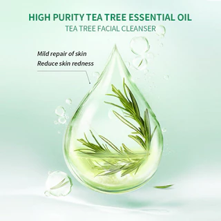 พร้อมส่ง🔥ส่งจากไทย🔥Tea Tree Facial Cleanser 300mlเจลล้างหน้าทีทรี สูตรอ่อนโยน สำหรับคนเป็นสิว และผิวแพ้ง่าย