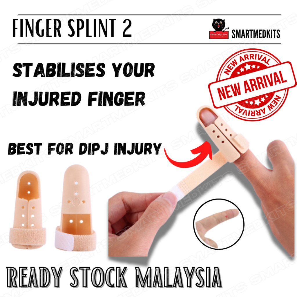 Finger Splint2 ปรับ Finger Brace Finger Support Finger Sprain หรือ Fracture Stabiliser Protector