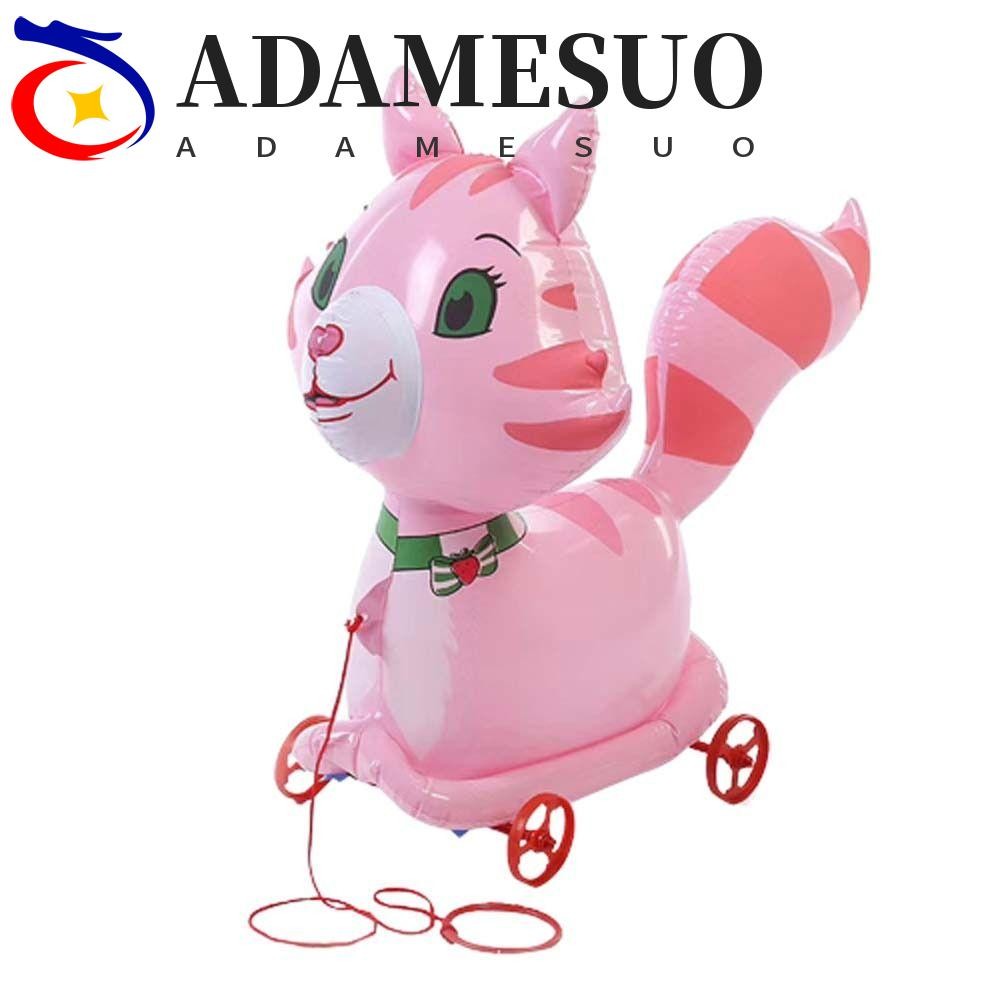 Adamesuo สัตว์ Inflatable บอลลูนน่ารัก PVC Happy Birthday Inflatable ของเล่นเด็กที่ชื่นชอบสําหรับเด็กวันเกิดตกแต่ง Baloon